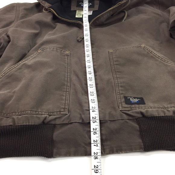 Walls Blizzard Pruf Work Jacket, Brown duck coat - Picture 5 of 7